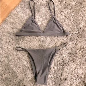 Zaful Gray Bikini
